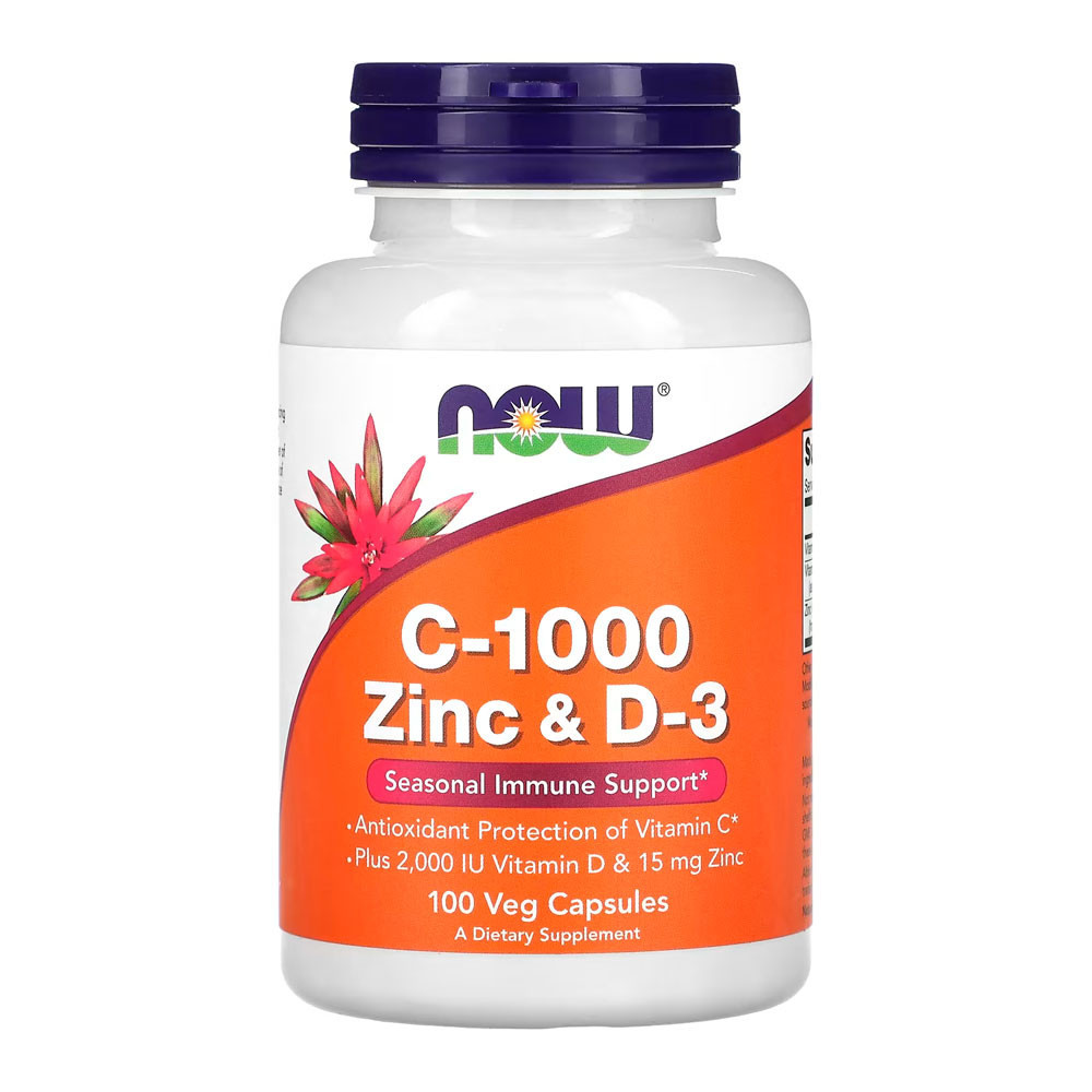 Vitamina C-1000 Zinco e D3 Now Foods 100 Cáps Importado em Oferta na Shopee
