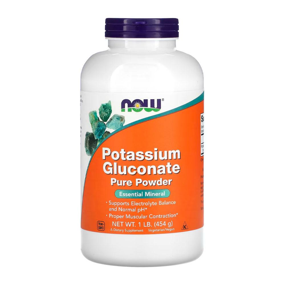 Potássio Gluconato Pó Now Foods 454 gramas Importado em Oferta na Shopee