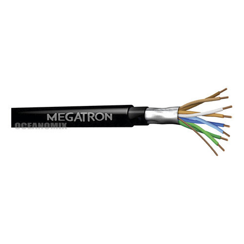 Cabo Lan 4 Pares Cat5e F/utp Externo Blindado 25m 100% Cobre