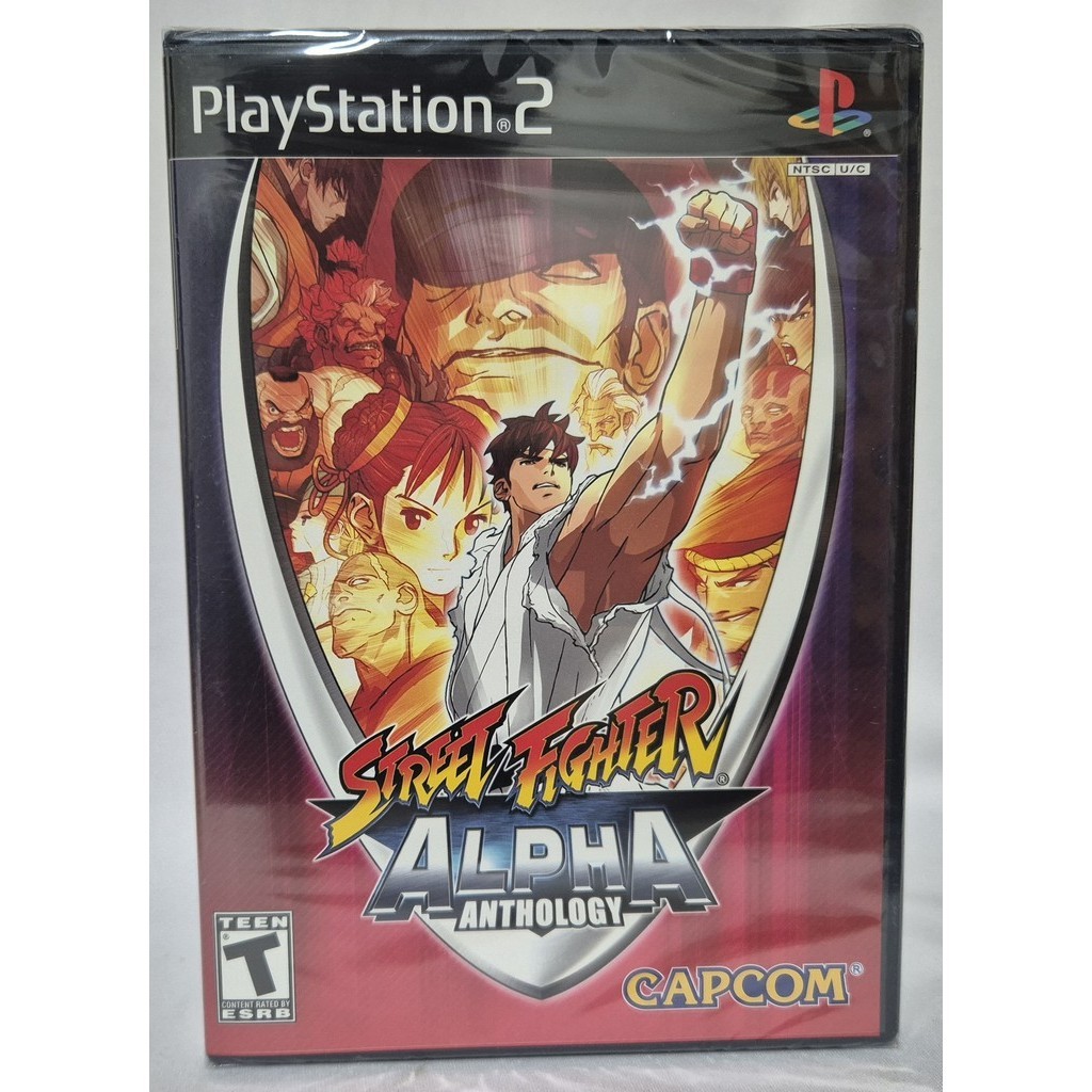 Street Fighter Alpha Anthology Lacrado Original - Playstation 2