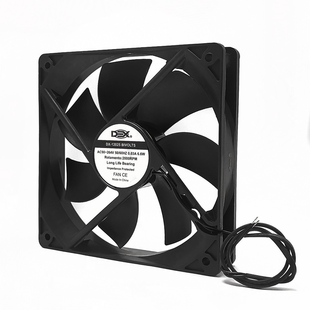 Ventilador Cooler Ventoinha Bronze 120X120x25 110v 220v bivolt em Oferta na Shopee