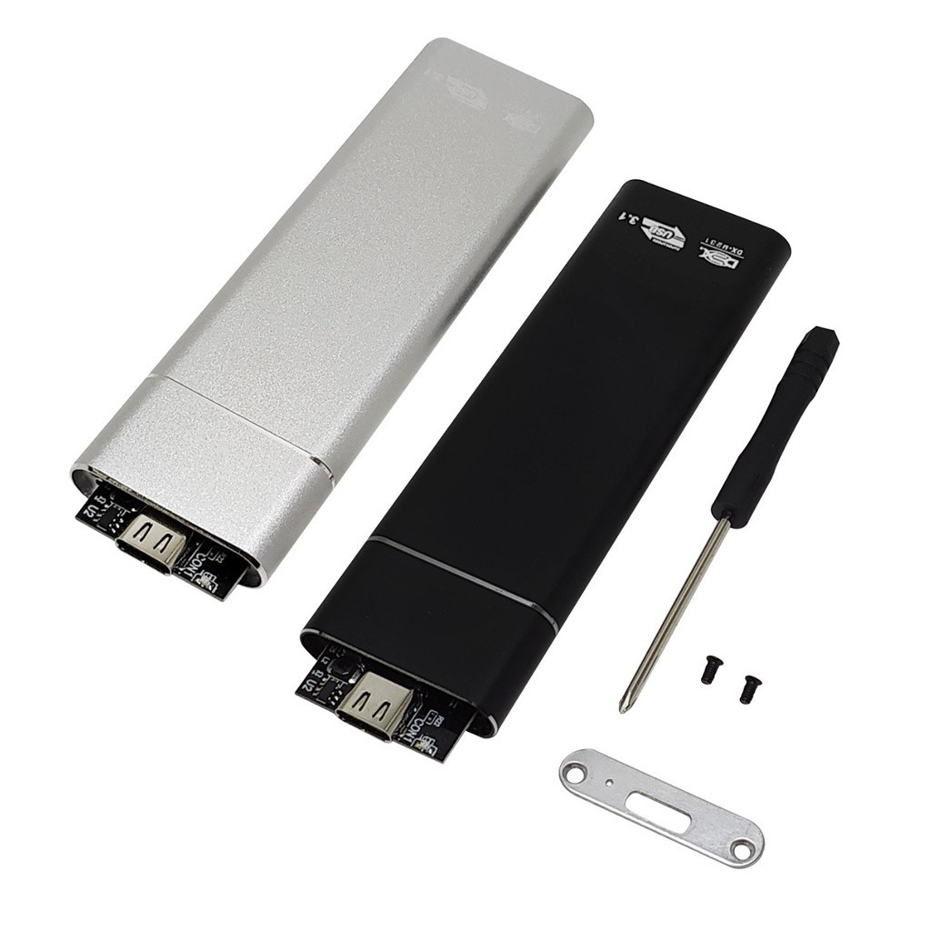 Case Adaptador Placa Ssd M2 Com Cabo Usb 3.1 E Usb Tipo-c