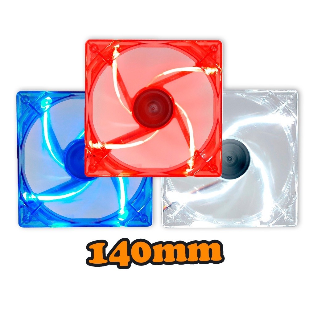 Cooler Fan 4 Led 3cores 14cm 140mm Gabinete Ventoinha em Oferta na Shopee
