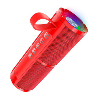 Caixinha Som 1Hora Alto-Falante Bluetooth 5.1 Vermelho em Oferta na Shopee