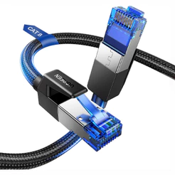 Cabo de Rede Rj45 Ugreen Cat8 F/FTP Macho 5 Metros Preto