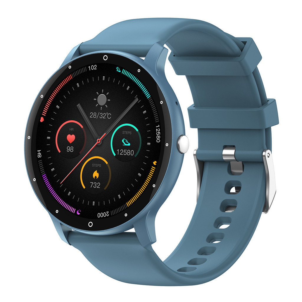 Relógio Smartwatch  Zwear Zl02c Pro Tela 1.28 pol. Azul em Oferta na Shopee