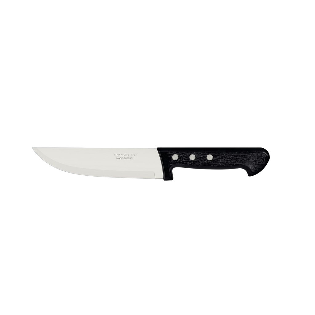 Tramontina Plenus Faca Cozinha Lâmina Inox Cabo Polipropileno Preto 6"