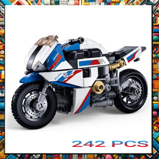 MOTO B1100 BRINQUEDO DE MONTAR E CONSTRUIR BLOCO COM 242 PEÇAS