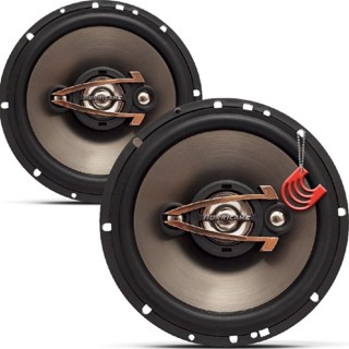 Kit Falantes 6 polegadas 160w Portas  Som Automotivo Medios Bocas Quadriaxial Hurricane Platino QR6 em Oferta na Shopee