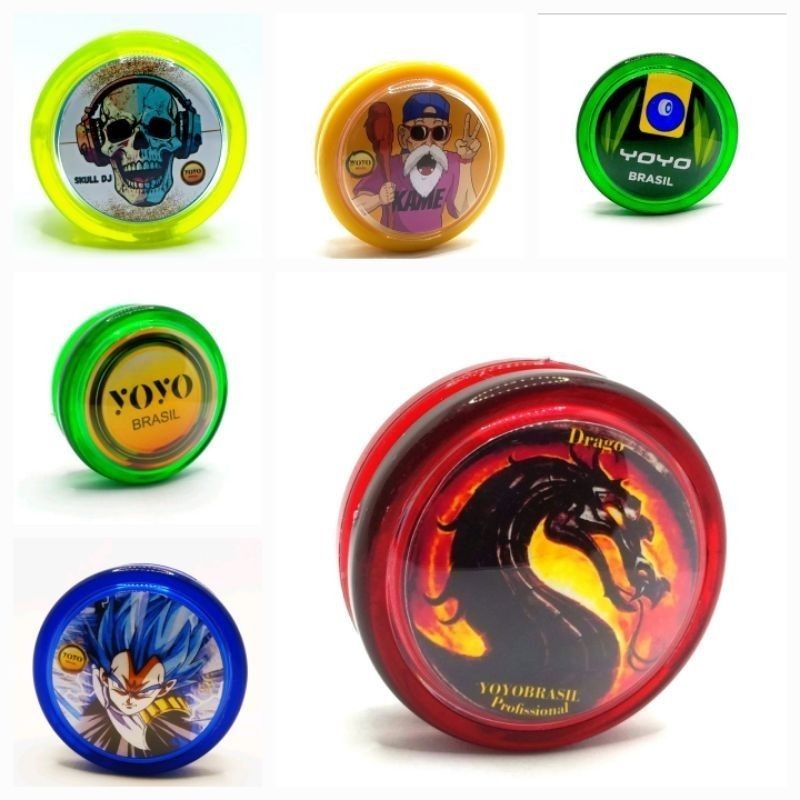 IOIÔ PROFISSIONAL EIXO DE MADEIRA COLEÇÃO YOYO BRASIL