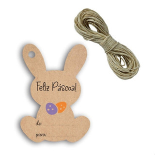 110 Tags De Páscoa A Pronto Entrega + Promoção em Oferta na Shopee