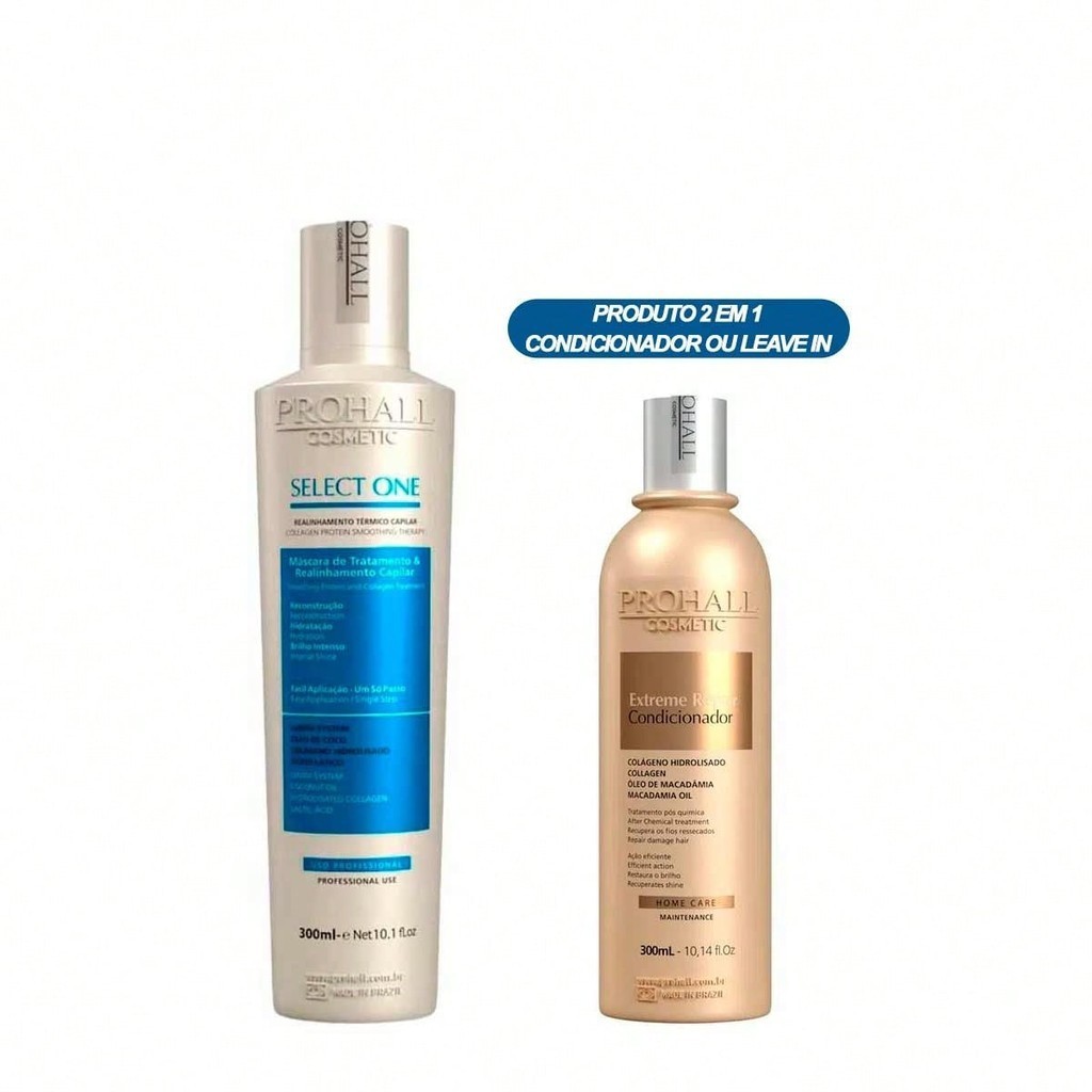 Kit Select One Prohall 300ml + Leave In Extreme Repair 300ml