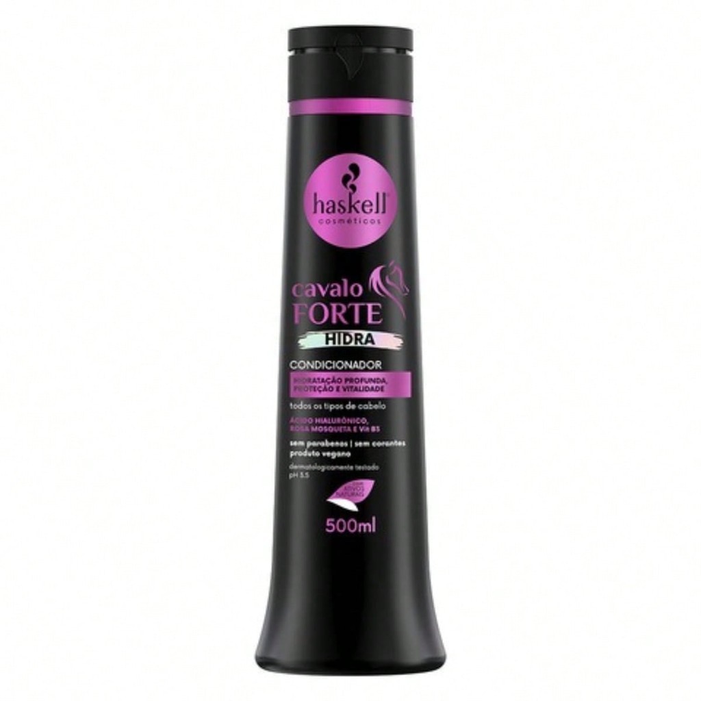 Condicionador Cavalo Forte Hidra Haskell 500ml - Hidratação Profunda