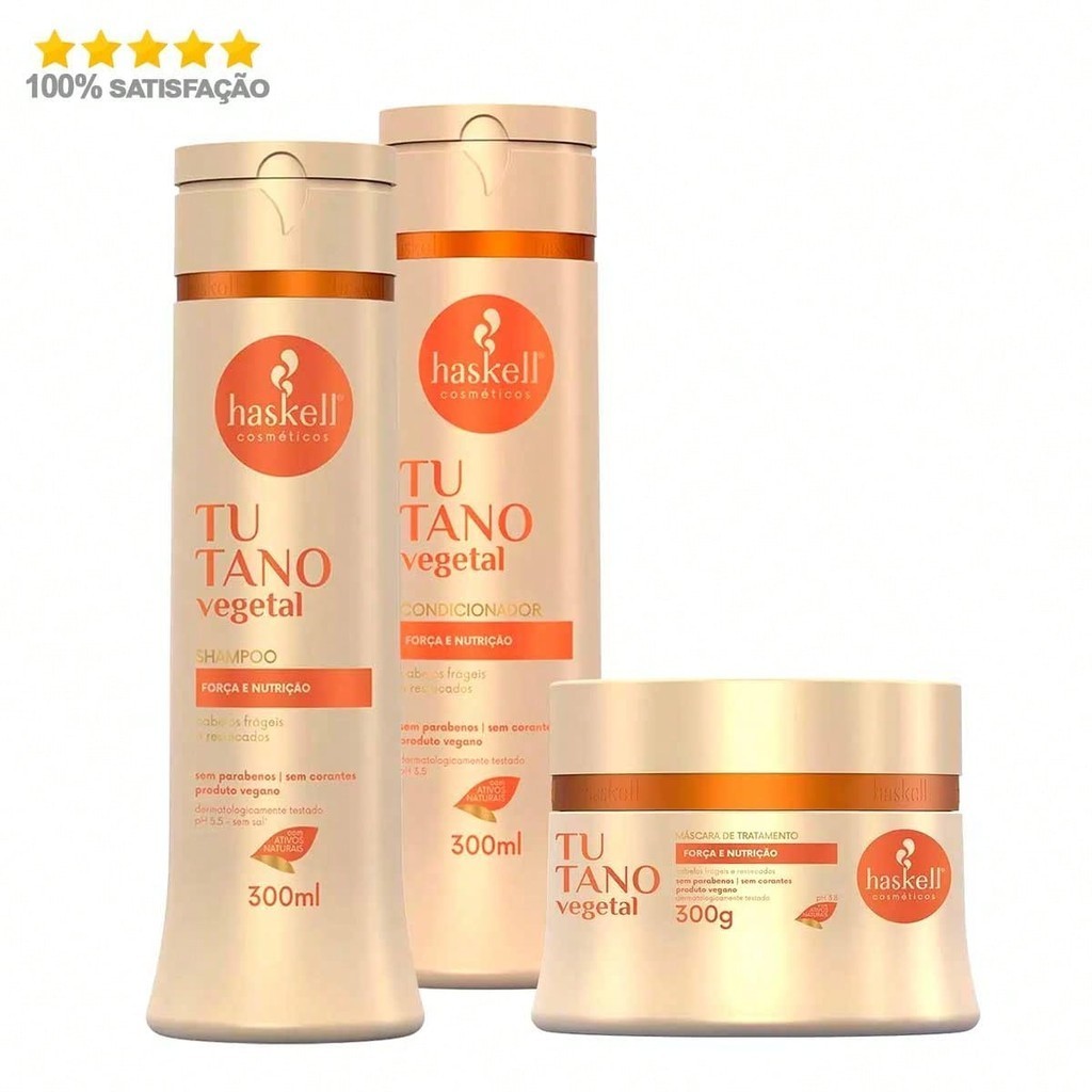 Trio Haskell Tutano 300ml - Linha Altamente Nutritiva