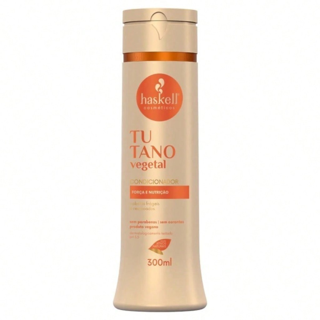 Condicionador Haskell Tutano Vegetal 300ml - Força e Nutrição