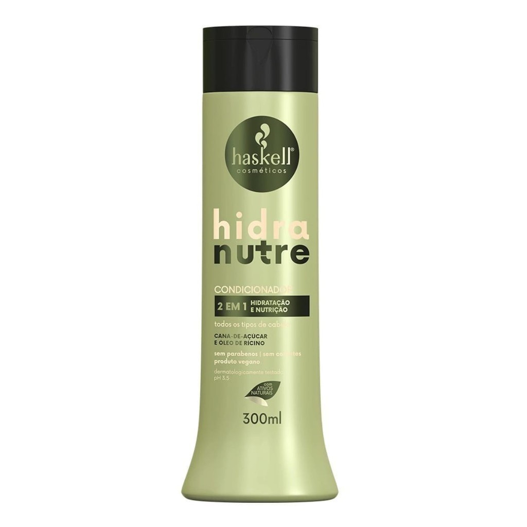 Condicionador Haskell Hidranutre 300ml - 2 em 1 Hidratação e Nutrição