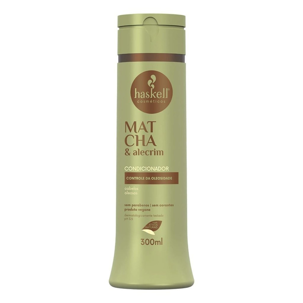 Condicionador Haskell Matcha & Alecrim 300ml - Cabelos Oleosos