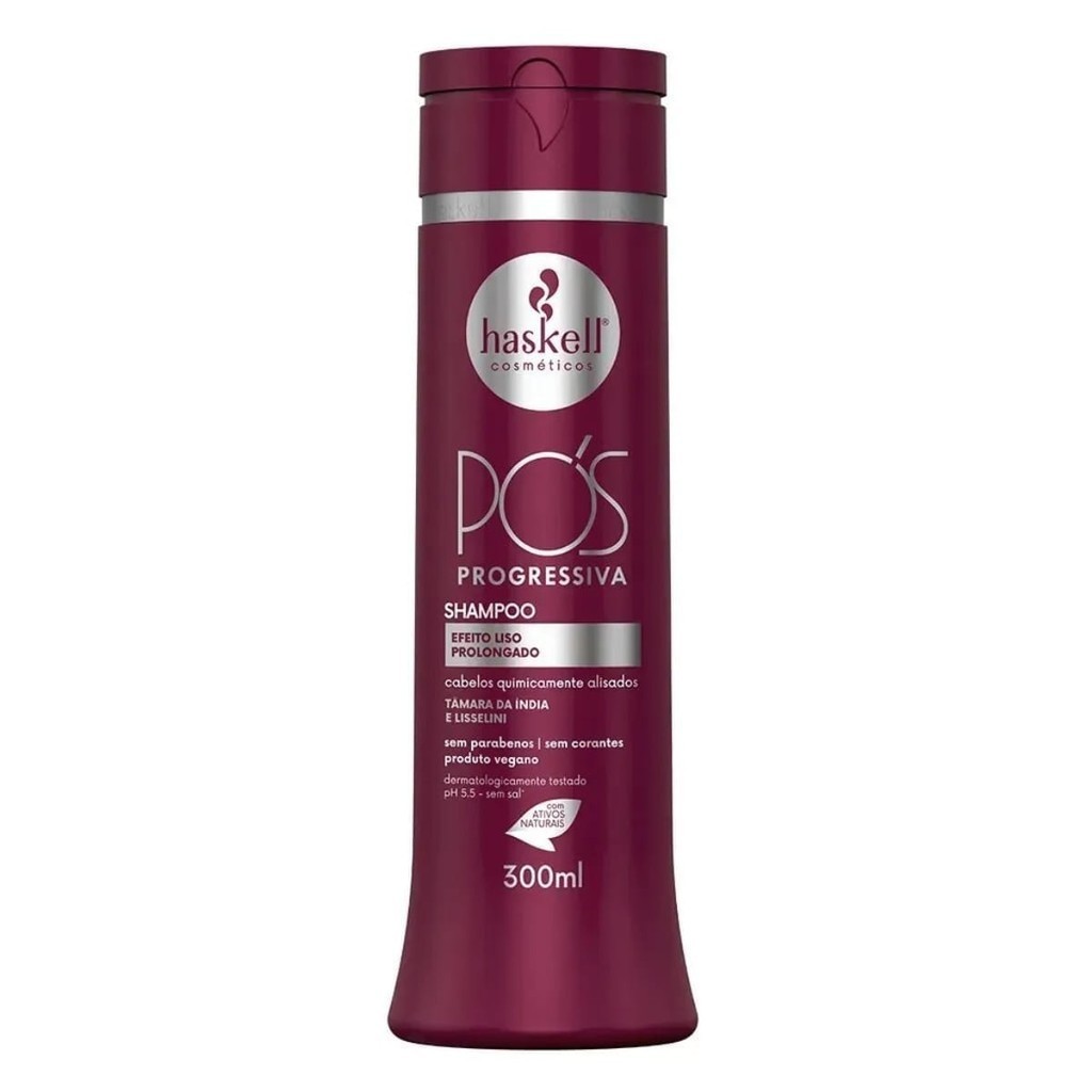 Shampoo Pós Progressiva 300ml - Cabelos Quimicamente Alisados