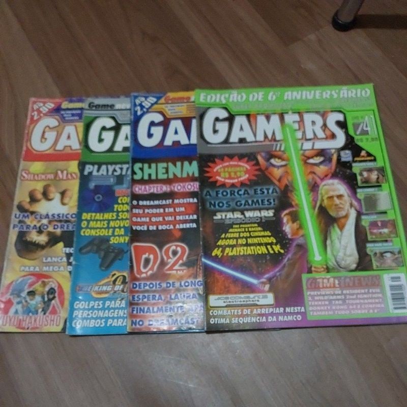 Revista Gamers - Escolha Sua Edição | Dicas, Detonados, Matérias Especiais | Anos 90/2000