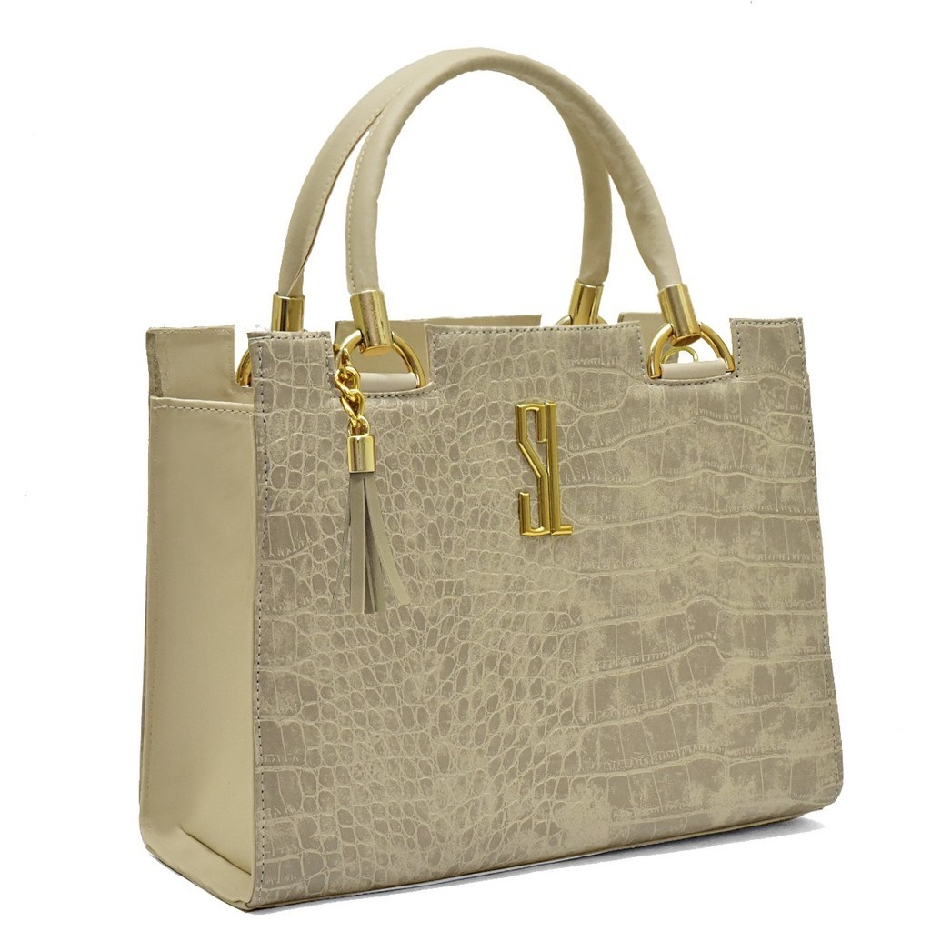 Bolsa Feminina Castelo De com Alça dupla e Transversal