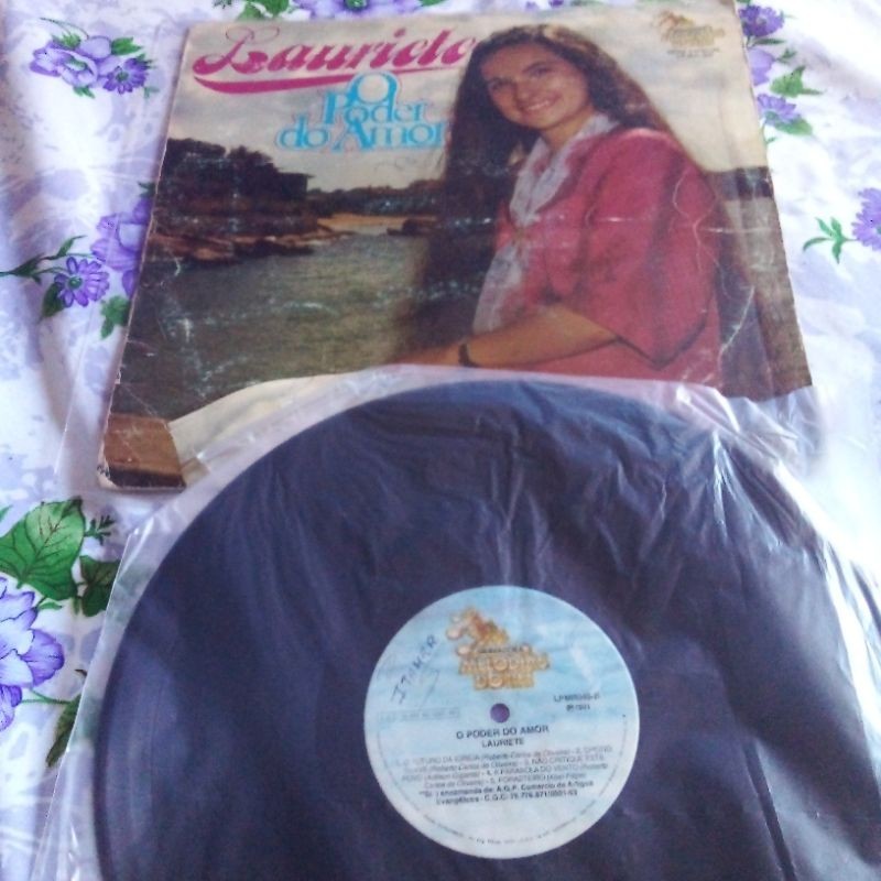 Disco Vinil Lauriete o poder do amor