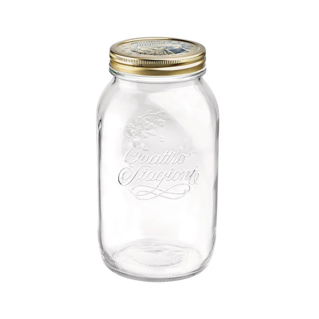 Pote De Vidro 1,5L Quattro Stagioni C/Tampa Bormioli Rocco