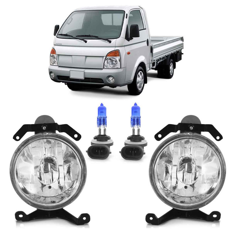 Par Farol Milha Auxiliar Hr 2006 2007 2008 2009 2010 2011 2012 + Par Lâmpada H27 - Spare Parts and Accessories for Vehicles
