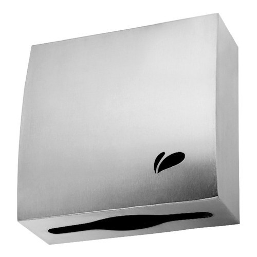 Dispensador Toalheiro Inox Escovado Biovis Papel Toalha 600 Folhas C/ Chave