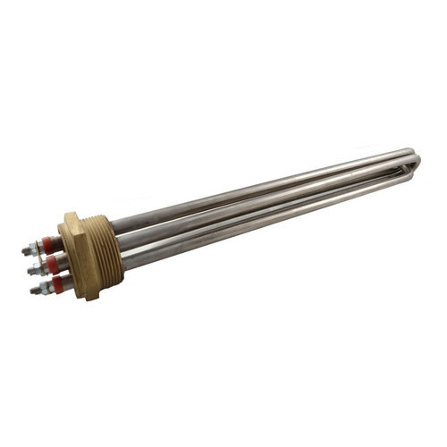 Resistencia Flange Rosca 1 1/2" U3 9kw Boiler Sauna Tanque