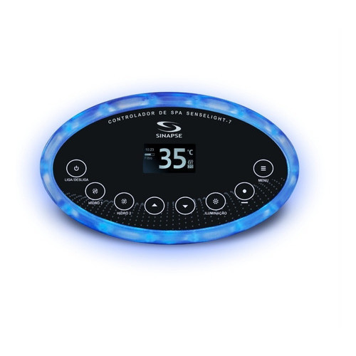 Painel Comando Controle SPA Slim 5.371s E Spa Max 5f Senselight 7 SPAMAX-5 Sinapse
