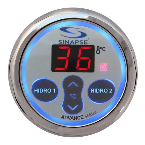 Painel controle Comando Aquecedor Advance Serial Spamax-2 Sinapse