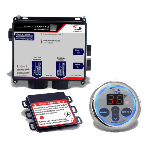 Painel Comando E Fonte Do aquecedor Advance Serial Da Sinapse