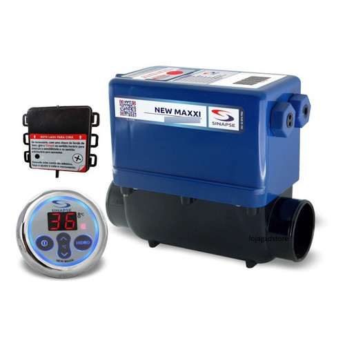 Aquecedor agua p/ spa Banheira Hidromassage New Maxxi Sinapse 5000w