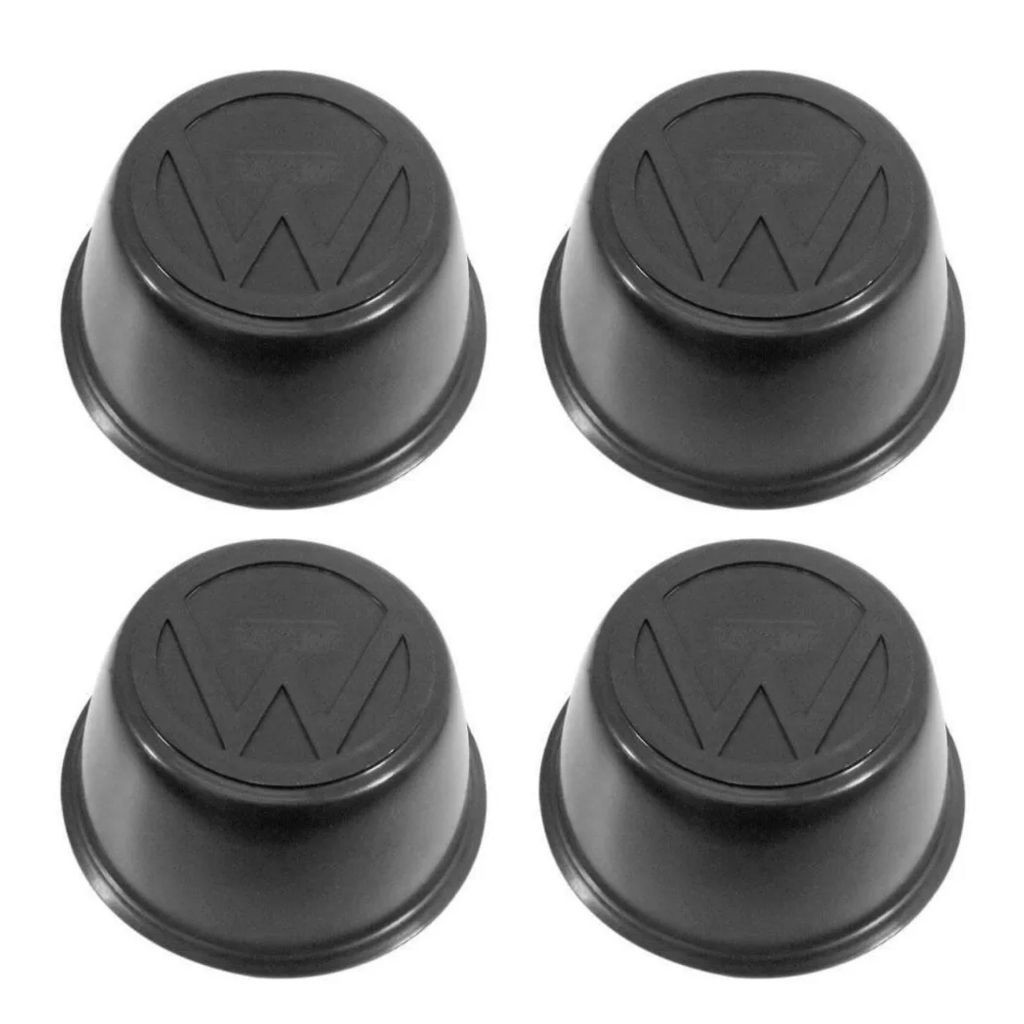 Calota Copinho Gol Voyage Saveiro Parati Antigo Vw de Cubo de Roda Aro 13 14 15 Preto