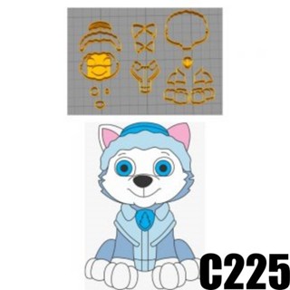 Cortador Everest Patrulha Canina Corpo Mod2 5cm modular C225 em Oferta na Shopee