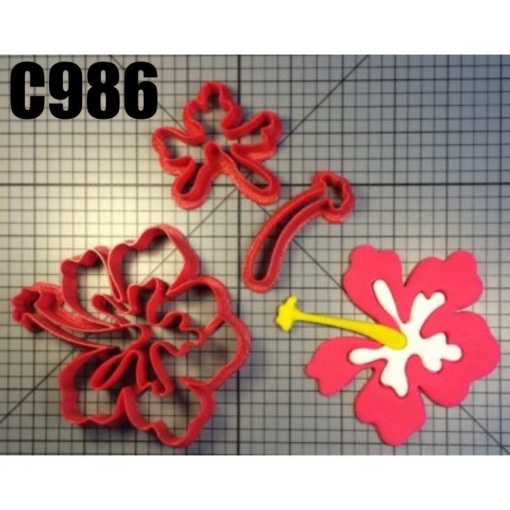 Cortador Flor Hibisco Modelo 2 C986 em Oferta na Shopee