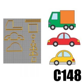 Kit Cortador Carrinhos Modular 5cm C148 em Oferta na Shopee