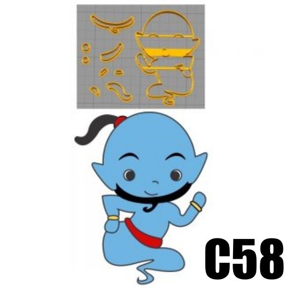 Cortador Gênio Aladin Corpo Cute Modular 5cm C58