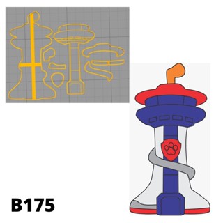 Cortador Modular Torre Patrulha Canina 5cm B175 em Oferta na Shopee