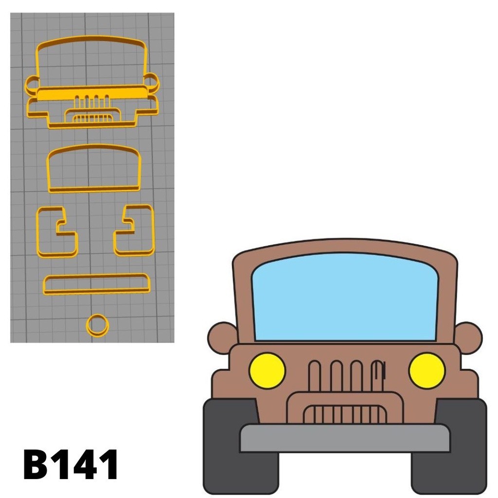 Cortador Modular Jeep Safari 5cm B141 em Oferta na Shopee