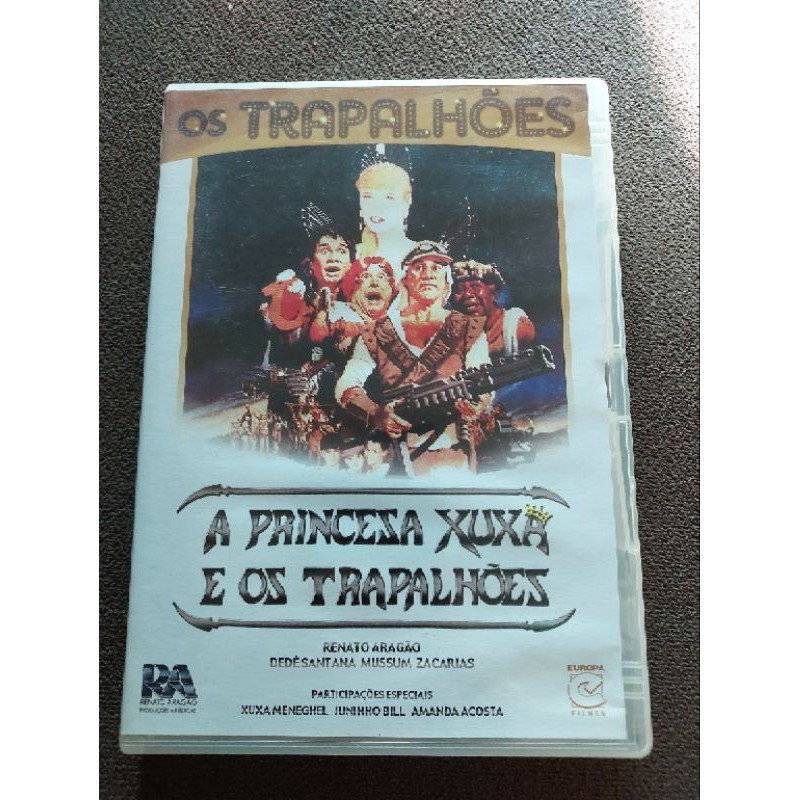DVD OS TRAPALHÕES A PRINCESA XUXA E OS TRAPALHÕES