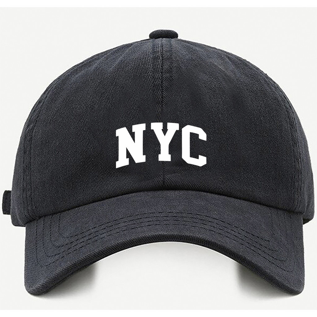 Bone baseball Bege Preto Branco Nyc Moda Americana Tamanho único com ajuste de tamanho
