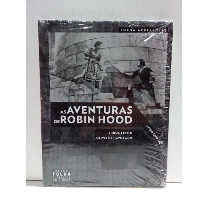 Dvd As Aventuras De Robin Hood - Lacrado - Errol Flynn - Col. Folha - Ag25
