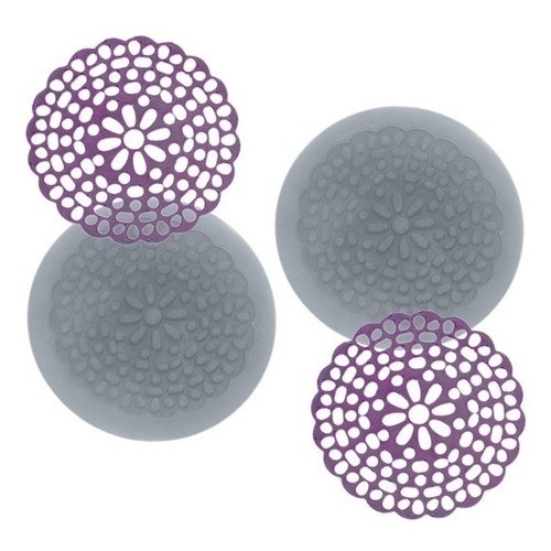 Molde De Silicone 773 - Dupla De Mini Rendas Jewell Redonda