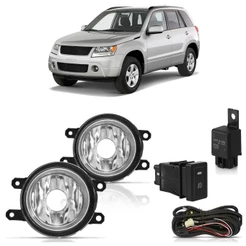Kit Farol De Milha Auxiliar Grand Vitara 2009 2010 2011 2012 Botão Modelo Original