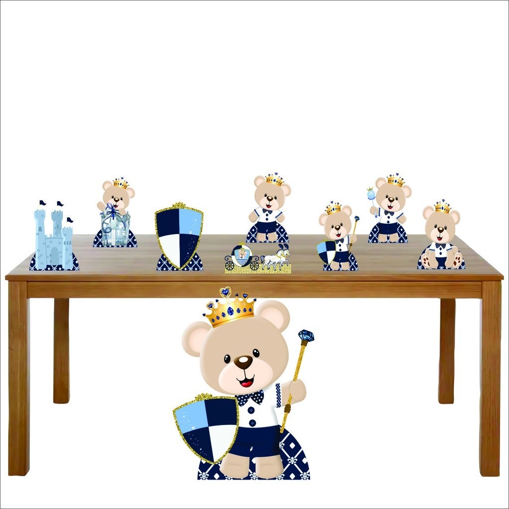 URSINHO PRINCIPE - Kit Display para mesa e chão