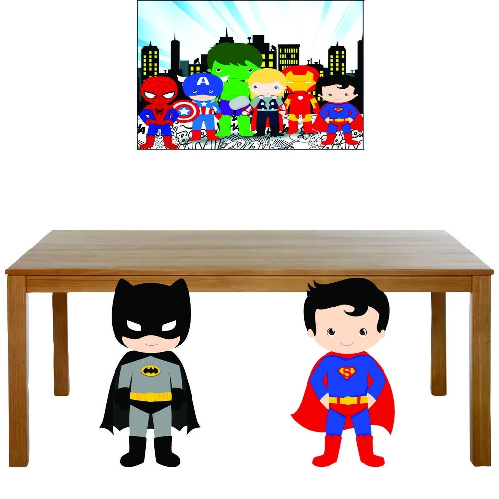 vingador cute - Kit Display para chão  + Painel
