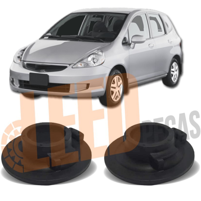 Kit Calço Superior Mola Traseira Honda Fit 2003 - 2008