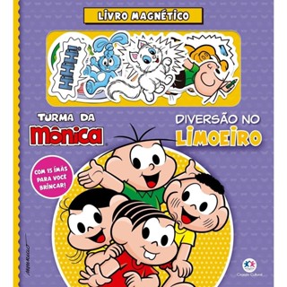 Livro Meu Primeiro Livro Magnetico - Turma Da Monica Diversao No Limoeiro em Oferta na Shopee
