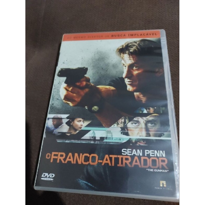 DVD O FRANCO ATIRADOR SEAN PENN EM PERFEITO ESTADO DE CONSERVAÇÃO